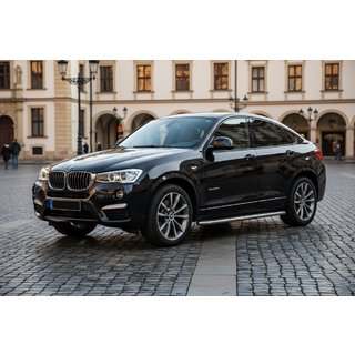 Боковые Подножки Maydos V2 (2 шт., Алюминий) BMW X4 F26 2014-2018 гг. фото 1