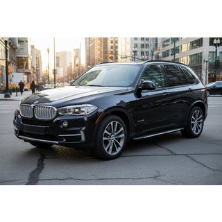 Боковые Подножки Bosphore Grey (2 шт., Алюминий) BMW X5 F15 2013-2018 гг. фото 1