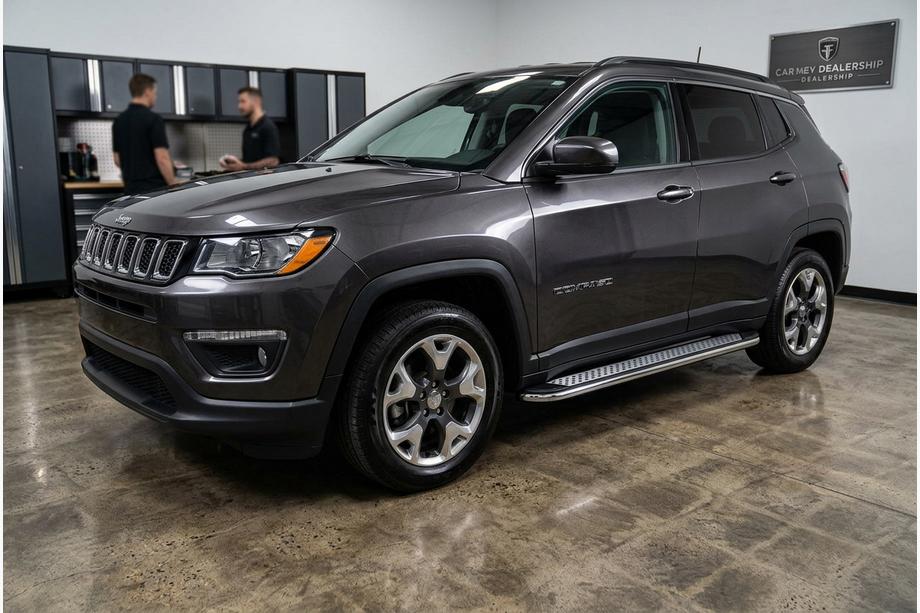 Jeep Compass 2016- гг. Боковые Подножки Maydos V2 (2 шт., Алюминий) Image