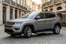 Jeep Compass 2016- гг. Боковые Подножки Rainbow (2 шт., Алюминий) фото 1