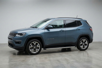 Jeep Compass 2016- гг. Боковые Подножки BlackLine (2 шт., Алюминий) фото 1