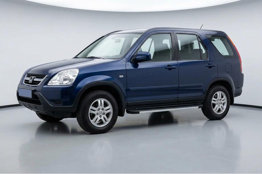 Honda CRV 2001-2006 гг. Боковые Подножки Maya V1 (2 шт., Алюминий) Image