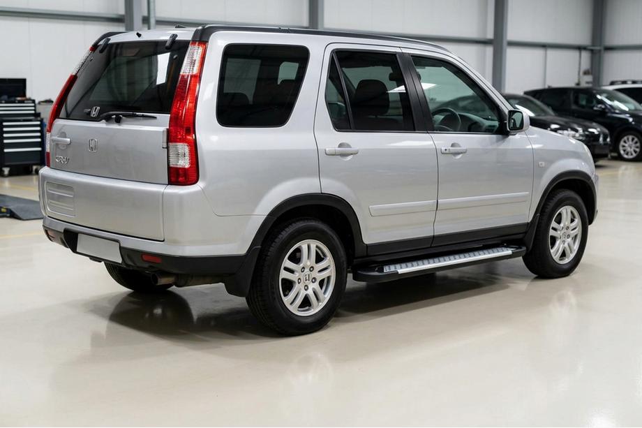 Honda CRV 2001-2006 гг. Боковые пороги Allmond Grey (2 шт., алюминий) Image