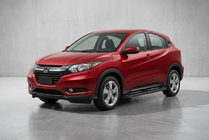 Honda HR-V 2014-2021 гг. Боковые Подножки Allmond Black (2 шт., Алюминий) фото 1