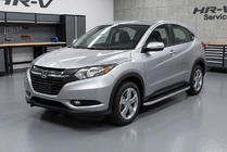 Honda HR-V 2014-2021 гг. Боковые Подножки Tayga Grey (2 шт., Алюминий) фото 1