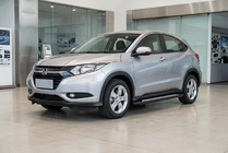 Honda HR-V 2014-2021 гг. Боковые Подножки Vision New Black (2 шт., Алюминий) фото 1