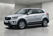 Hyundai Creta 2014-2020 гг. Боковые Подножки Fullmond (2 шт., Алюминий) фото 1
