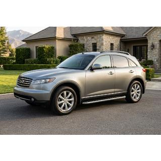 Боковые Подножки Maydos V1 (2 шт., Алюминий) Infiniti FX 2003-2008 гг. фото 1