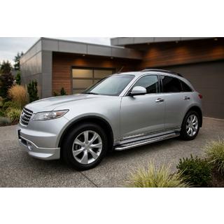 Боковые Подножки Maydos V2 (2 шт., Алюминий) Infiniti FX 2003-2008 гг. фото 1