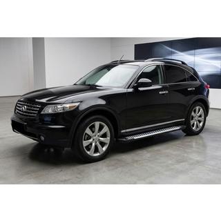 Боковые Подножки Line (2 шт., Алюминий) Infiniti FX 2003-2008 гг. фото 1