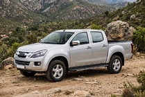 Isuzu D-Max 2011-2019 гг. Боковые Подножки Bosphore Grey (2 шт., Алюминий) фото 1