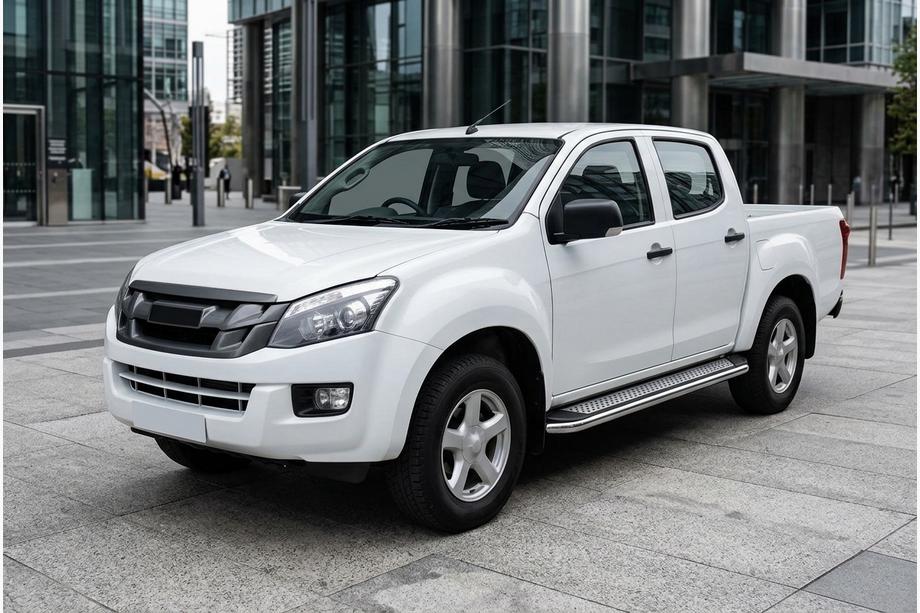 Isuzu D-Max 2011-2019 гг. Боковые Подножки Maydos V2 (2 шт., Алюминий) Image
