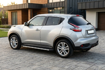 Nissan Juke 2020- гг. Боковые Подножки Maya V1 (2 шт., Алюминий) фото 1