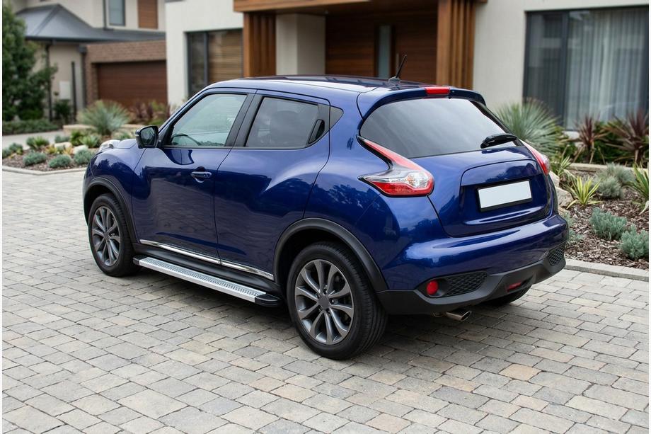 Nissan Juke 2020- гг. Боковые Подножки Maya V2 (2 шт., Алюминий) Image
