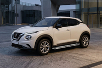 Nissan Juke 2020- гг. Боковые Подножки Maydos V2 (2 шт., Алюминий) фото 1
