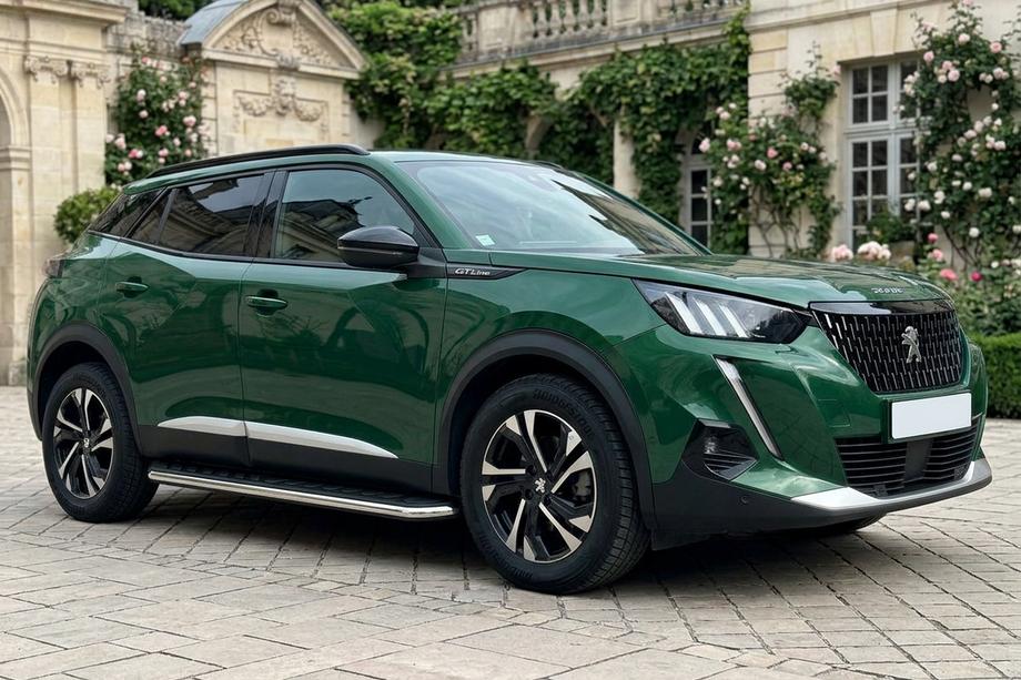 Peugeot 2008 2019- гг. Боковые Подножки Maydos V1 (2 шт., Алюминий) Image