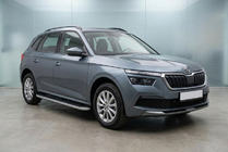 Skoda Kamiq 2019- гг. Боковые Подножки Tayga Grey (2 шт., Алюминий) фото 1