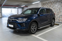 SsangYong Korando 2019- гг. Боковые Подножки Maydos V2 (2 шт., Алюминий) фото 1