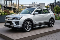 SsangYong Korando 2019- гг. Боковые Подножки Rainbow (2 шт., Алюминий) фото 1