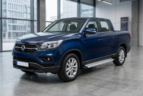SsangYong Musso II 2018– гг. Боковые Подножки Maya V2 (2 шт., Алюминий) фото 1