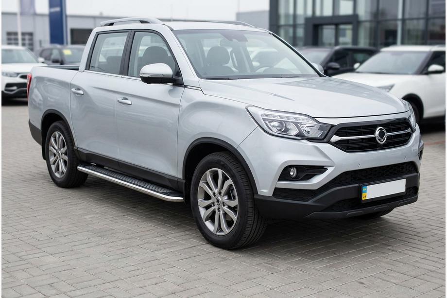 SsangYong Musso II 2018– гг. Боковые Подножки Maydos V2 (2 шт., Алюминий) Фото 1