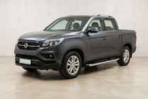 SsangYong Musso II 2018– гг. Боковые Подножки Fullmond (2 шт., Алюминий) фото 1