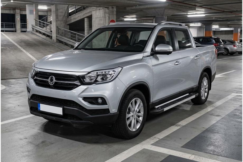 SsangYong Musso II 2018– гг. Боковые Подножки RedLine (2 шт., Алюминий) Image