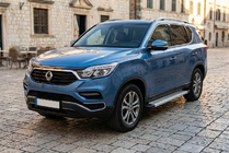 SsangYong Rexton II 2017- гг. Боковые Подножки Maya V2 (2 шт., Алюминий) фото 1