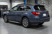 Subaru Outback 2014-2019 гг. Боковые Подножки Sunrise (2 шт., Алюминий) фото 1