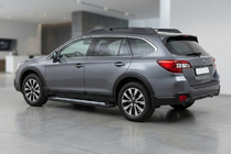 Subaru Outback 2014-2019 гг. Боковые Подножки Vision New Black (2 шт., Алюминий) фото 1