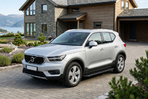 Volvo XC40 2018- гг. Боковые Подножки Allmond Black (2 шт., Алюминий) фото 1