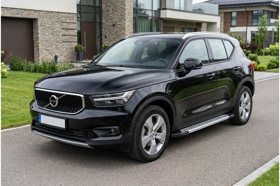 Volvo XC40 2018- гг. Боковые Подножки Vision New Grey (2 шт., Алюминий) Image