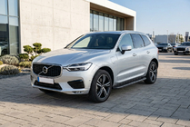 Volvo XC60 2017- гг. Боковые пороги Bosphorus Black (2 шт., алюминий) фото 1
