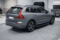 Volvo XC60 2017- гг. Боковые Подножки Allmond Black (2 шт., Алюминий) фото 1