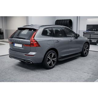 Боковые Подножки Allmond Black (2 шт., Алюминий) Volvo XC60 2017- гг. фото 1