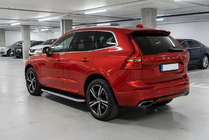 Volvo XC60 2017- гг. Боковые Подножки Tayga Grey (2 шт., Алюминий) фото 1