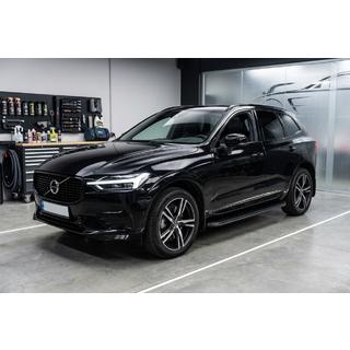Боковые Подножки Tayga Black (2 шт., Алюминий) Volvo XC60 2017- гг. фото 1
