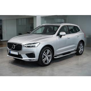 Боковые Подножки Tayga V2 (2 шт., Алюминий) Volvo XC60 2017- гг. фото 1