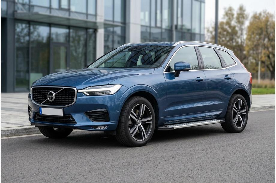 Volvo XC60 2017- гг. Боковые Подножки Vision New Grey (2 шт., Алюминий) Image