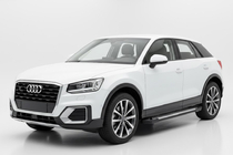 Audi Q2 2016- гг. Боковые Подножки Line (2 шт., Алюминий) фото 1