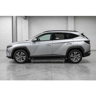 Боковые Подножки Allmond Black (2 шт., Алюминий) Hyundai Tucson NX4 2021- гг. фото 1