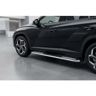 Боковые Подножки Tayga V2 (2 шт., Алюминий) Hyundai Tucson NX4 2021- гг. фото 1