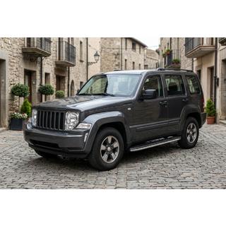 Боковые Подножки Bosphore Grey (2 шт., Алюминий) Jeep Cherokee/Liberty 2007-2013 гг. фото 1