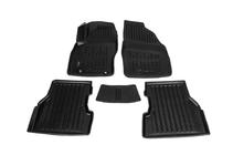 Ford Focus II 2005-2008 гг. Коврики резиновые Stingray 3D (5 шт, полиуретан) фото 1