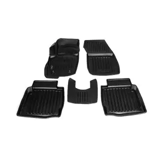 Коврики резиновые Stingray 3D (5 шт, полиуретан) Ford Fusion 2012-2020 гг. фото 1