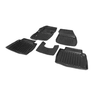 Коврики резиновые Stingray 3D (5 шт, полиуретан) Ford Fusion 2012-2020 гг. фото 2