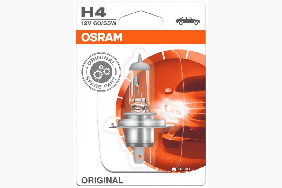 Лампа фары Osram H4 60/55W 12V 64193 Фото 2