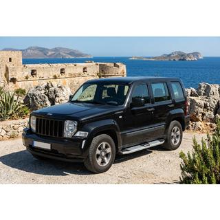 Боковые Подножки Mevsim Grey (2 шт., Алюминий) Jeep Cherokee/Liberty 2007-2013 гг. фото 1