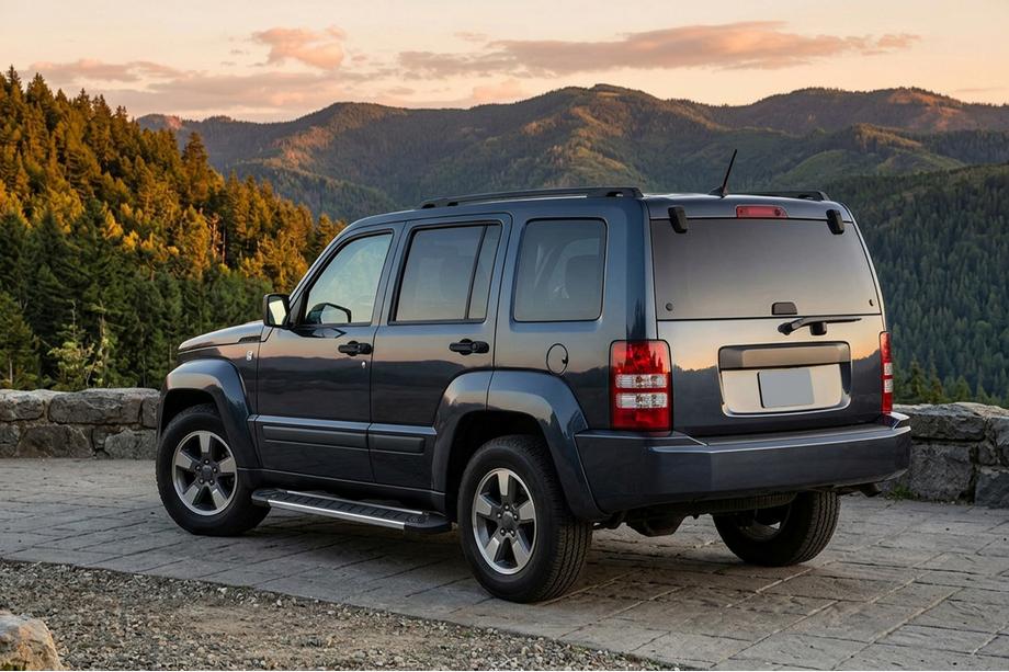 Jeep Cherokee/Liberty 2007-2013 гг. Боковые Подножки RedLine (2 шт., Алюминий) Фото 1