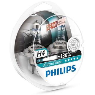 Лампа головного света Philips H4 60/55W Xtreme Vision 12342XV